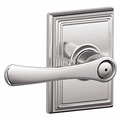 SCHLAGE RESIDENTIAL F40VLA625ADD Door Lever Lockset Bright Chrome Privacy
