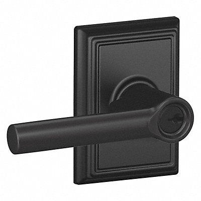 SCHLAGE RESIDENTIAL F51ABRW622ADD Lever Lockset Black Powder Coat Entrance