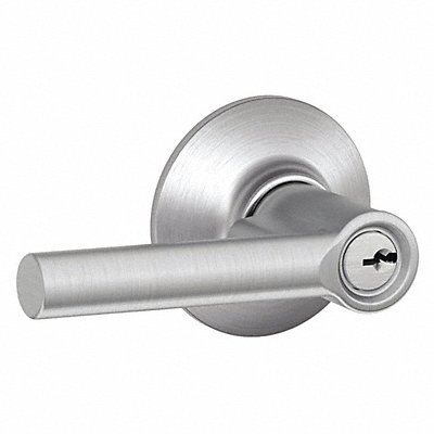 SCHLAGE RESIDENTIAL F51ABRW626 Door Lever Lockset Satin Chrome Entrance