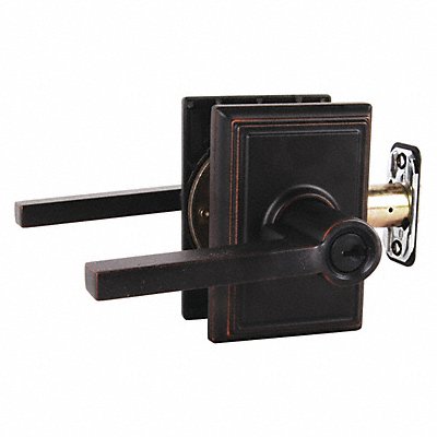 SCHLAGE RESIDENTIAL F51ALAT716ADD Lever Lockset Antique Bronze Entrance