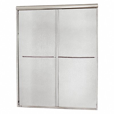 FOREMOST CVSS6072RNSV Shower Door Silver Dbl Slid 72 in