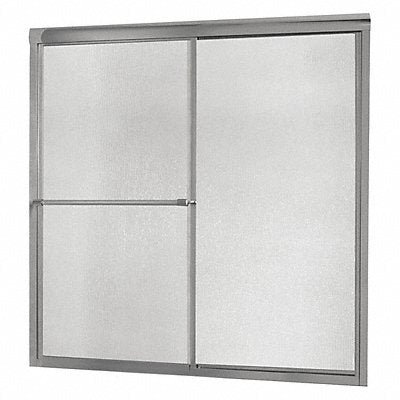 FOREMOST TDST6058RNSV Tub Door Silver Dbl Slid 58 in