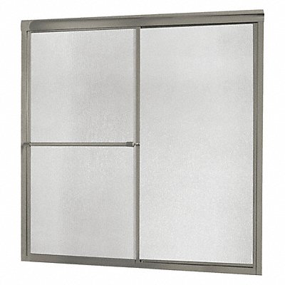 FOREMOST TDST6058RNBN Tub Door Brush Nickel Dbl Slid 58 in