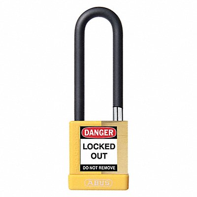 ABUS 20100 Keyed Padlock 3/4 W x 3 H Shackle