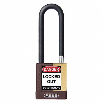 ABUS 20090 Keyed Padlock 3/4 W x 3 H Shackle