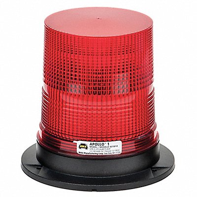 WOLO 3070PR LED Warning Light Red 12/100VDC