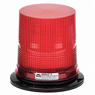 WOLO 3090PPMR Strobe Light Red Flashing