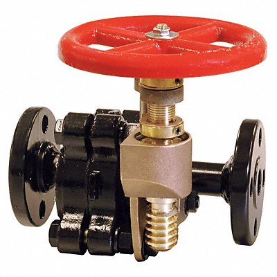 UNITED BRASS WORKS 314008 Gate Valve 1 in Flange Carbon Steel