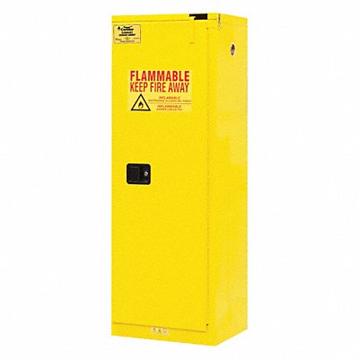 CONDOR 45AE81 Flammable Liquid Safety Cabinet 22 gal.
