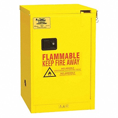CONDOR 45AE83 Flammable Liquid Safety Cabinet 23-3/8