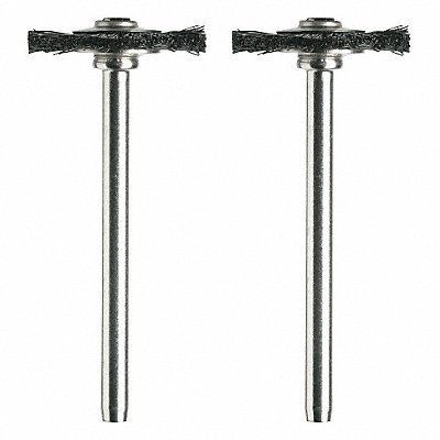 DREMEL 40302 Rotary Tool Brush Wheel 3/4 Dia PK2