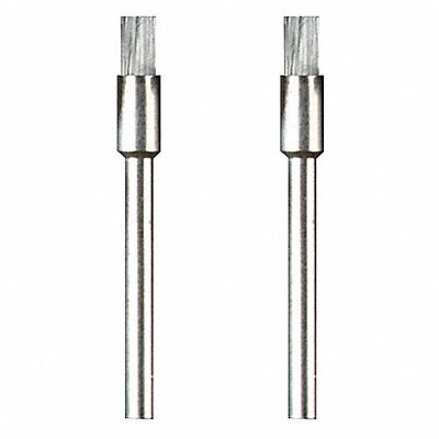 DREMEL 44302 Rotary Tool Brush Straight 1/8 Dia PK2