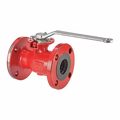 KECKLEY BVF1RF4RCSRGSL200 Manual 2-Way Ball Valve Flange CS