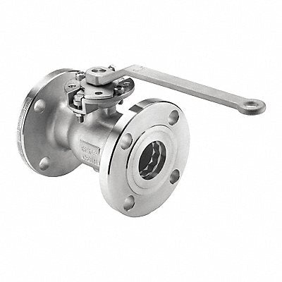 KECKLEY BVF1RF4RSSRGSL600 Manual 2-Way Ball Valve Flange 316 SS
