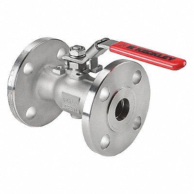 KECKLEY BVF1RF4RSSRGSL075 Manual 2-Way Ball Valve Flange 316 SS