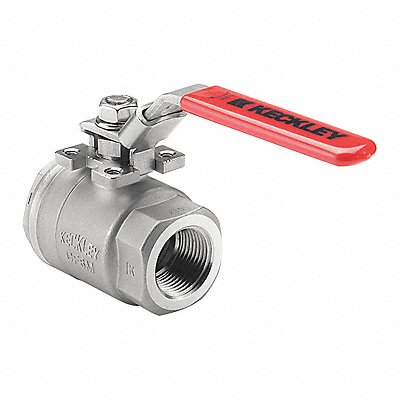 KECKLEY BVS2THFSSRGSL200 Manual 2-Way Ball Valve NPT SS