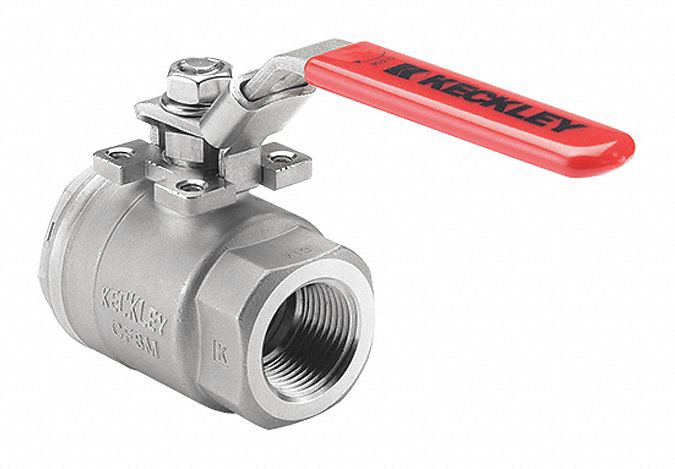 KECKLEY BVS2THFSSRGSL250 Manual 2-Way Ball Valve NPT SS