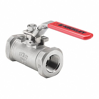 KECKLEY BVS3THFSSAGSL050 Manual 2-Way Ball Valve NPT 316 SS