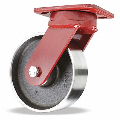 HAMILTON SZFWH6FSB Kingpinless Plate Castor Swivel 2500 lb.