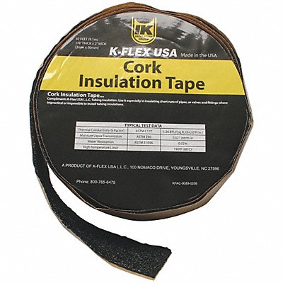 K-FLEX USA 800TAPECRK Pipe Insulation Tape Black 30 ft.