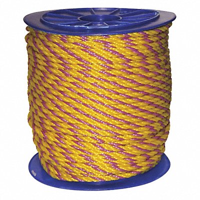 GRAINGER 3401030060011K General Purpose Utility Rope 5/16 Dia.x600 L