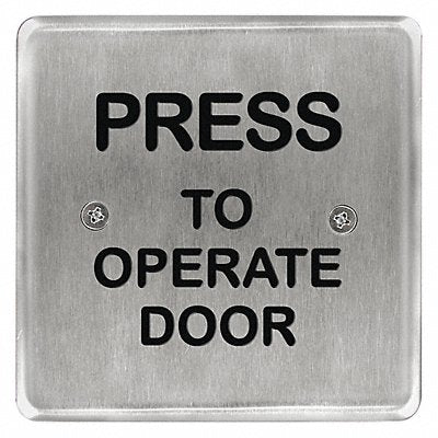 BEA 10PBS45POD Square Switch Press to Operate Door