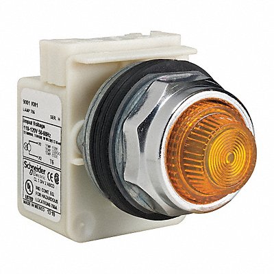 SCHNEIDER ELECTRIC 9001KP1A31 H4494 Pilot Light Amber 30mm Incandescent