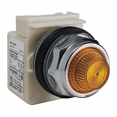 SCHNEIDER ELECTRIC 9001KP35A31 H4552 Pilot Light Amber 30mm Incandescent