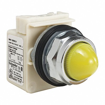 SCHNEIDER ELECTRIC 9001KP38LYY9 H4515 Pilot Light Yellow 30mm LED