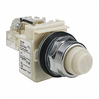 SCHNEIDER ELECTRIC 9001KT1W31 Pilot Light White 30mm Incandescent