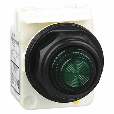 SCHNEIDER ELECTRIC 9001SKP1G31 H4494 Pilot Light Green 30mm Incandescent