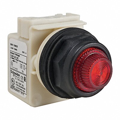 SCHNEIDER ELECTRIC 9001SKP38R31 H4502 Pilot Light Red 30mm Incandescent