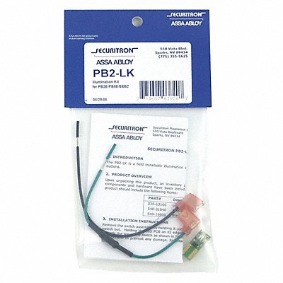 SECURITRON PB2LK Illumination Kit SS Mfr No PB2/PB5