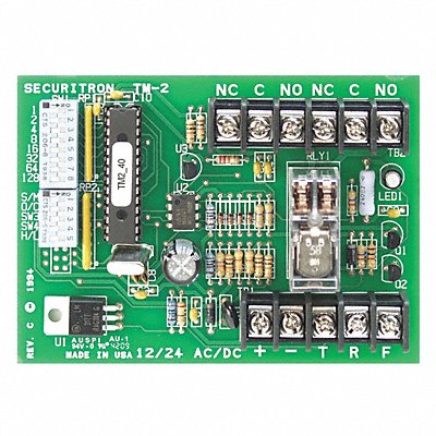 SECURITRON TM2 Exit Delay Timer Plastic Dual Volatge