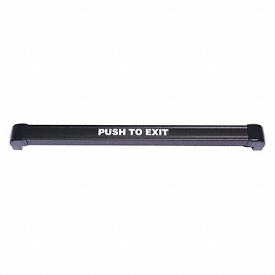 SECURITRON DTSBBK48 Push to Exit Bar 48 in.W NoRelease Black