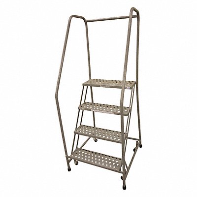 COTTERMAN 1004R2630A1E10B3SSP3 Rolling Ladder 70 in.H x 30 in.W 4 Steps
