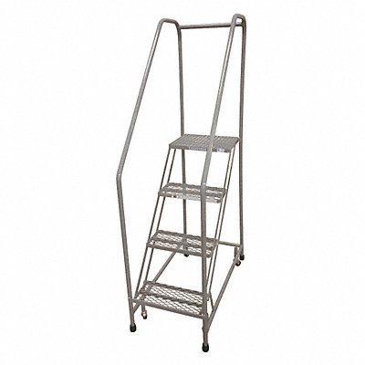 COTTERMAN 1204R2630A2E24B3C1P6 Rolling Ladder 70 in H 50 Deg Rubber