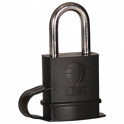 BEST 21B772LWC Padlock 7/8 in Rectangle Silver