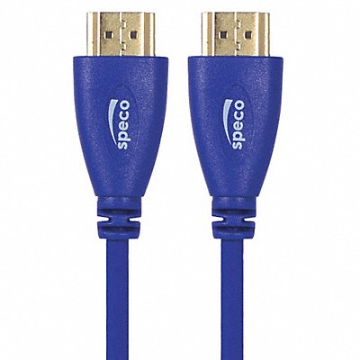 SPECO TECHNOLOGIES HDVL6 HDMI Cable 6 ft L Blue Dual SHLD