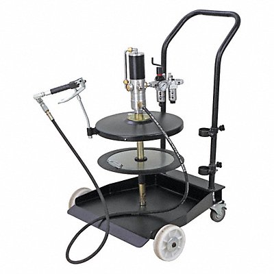 WESTWARD 45CT53 Trolley Mounted Grease Pump Kit 35 lb