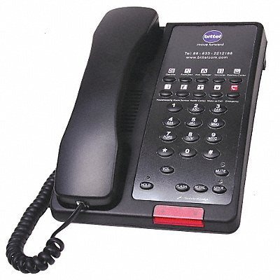 BITTEL 38TSD10SB Hospitality Phone Analog Wall/Desk Black