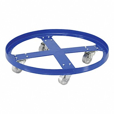 GRAINGER DRUMSP3212C Drum Dolly Blue 31-5/8 in dia 1200 lb.