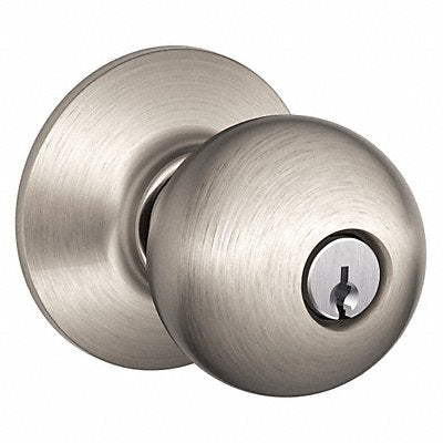 SCHLAGE F51AORB619 Knob Lockset Mechanical Entrance Grd. 1