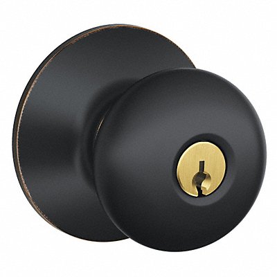 SCHLAGE F51APLY716 Knob Lockset Mechanical Passage Grd. 1