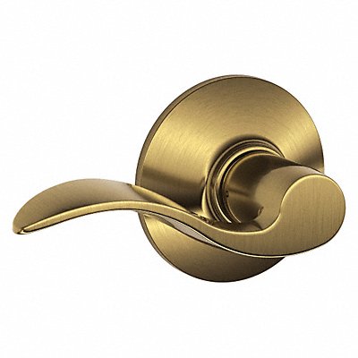 SCHLAGE F10ACC609 Lever Lockset Mechanical Passage Grd. 2