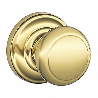 SCHLAGE F10AND605AND Knob Lockset Mechanical Passage Grd. 1