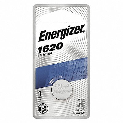 ENERGIZER ECR1620BP Coin Battery Lithium 3VDC 1620