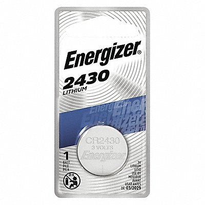 ENERGIZER ECR2430BP Coin Battery Lithium 3VDC 2430