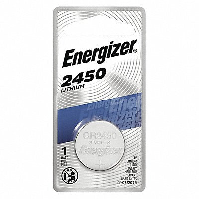 ENERGIZER ECR2450BP Coin Battery Lithium 3VDC 2450