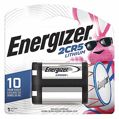 ENERGIZER EL2CR5BP Battery Lithium Size 2CR5 6VDC